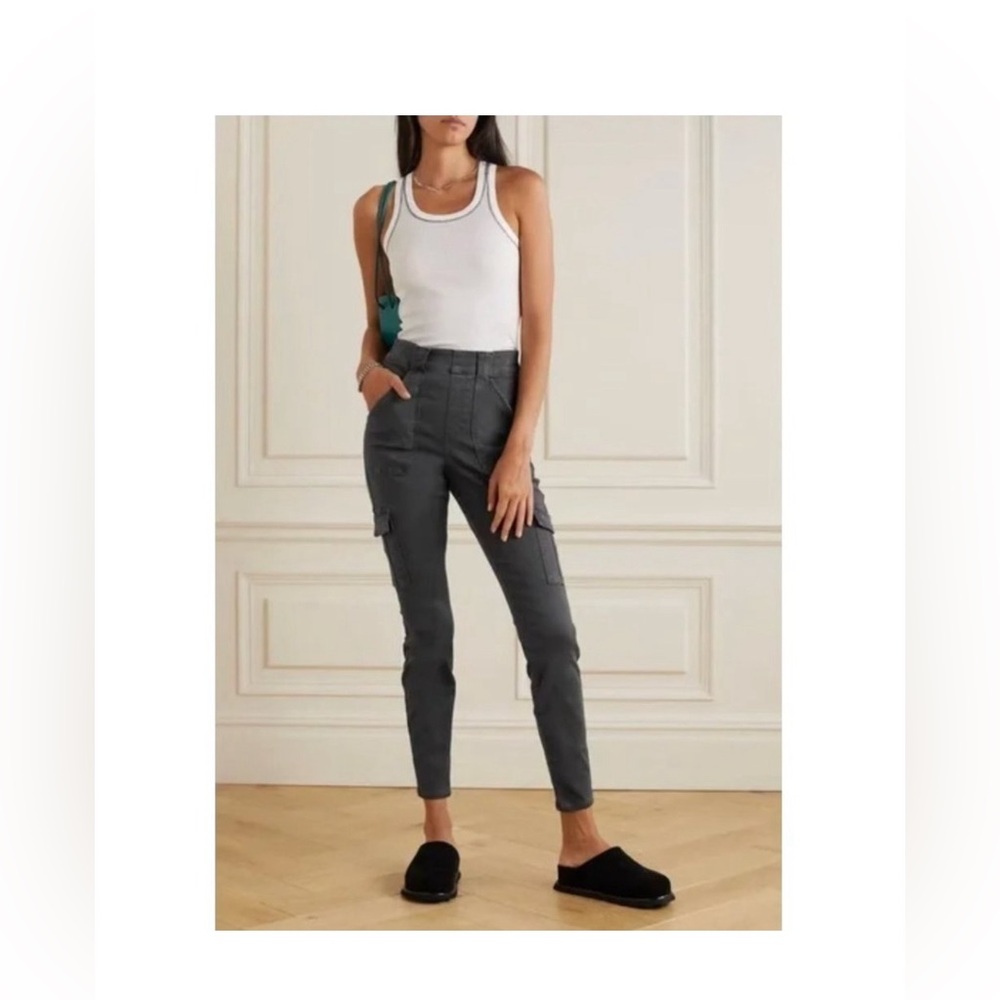SPANX Gray Ankle Cargo Pants